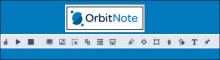 Orbit Note toolbar and logo