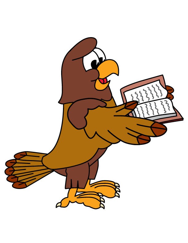 Freddy Falcon reading news