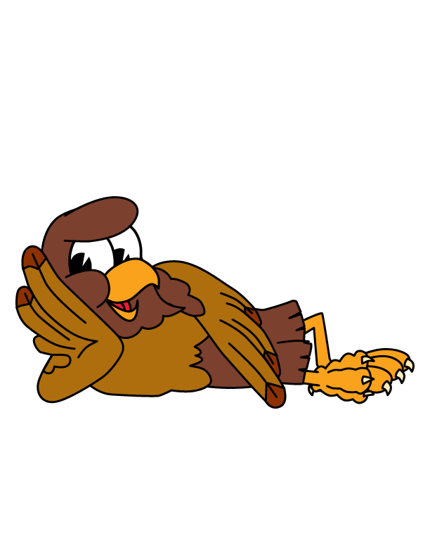 Freddy Falcon laying down